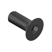 MODULAR SOLUTIONS BLACK OXIDE PLATED FASTENER&lt;BR&gt;M6 X 16MM FLAT HEAD CAP SCREW - COUNTERSUNK
